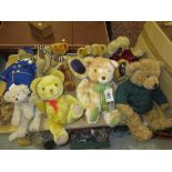 Collection of modern mainly Harrods teddy bears