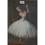 Severino Trematore, pastel study of a ballerina, dated 1937