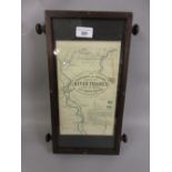 The Oarsman's and Anglers map of the river Thames from its source to London Bridge, 1in to a mile,