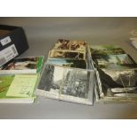 Box of approximately six hundred plus postcards, mainly topographical, including: some comical cards