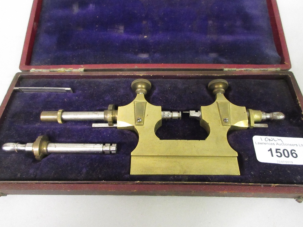 Cased Tour a Pivoter watchmakers tools