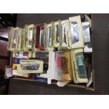 Quantity of boxed die-cast metal model vehicles including Matchbox Models of Yesteryear