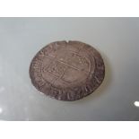 Elizabeth I hammered silver shilling coin