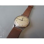 Gentleman's International Watch Co. Schaffhausen stainless steel wristwatch, the circular dial