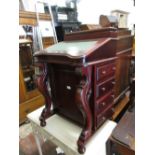 Reproduction mahogany Davenport desk