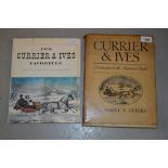 One volume ' Currier and Ives Printmakers to the American People ', another ' Currier and Ives,