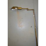 Christopher Wray, a brass standard type reading lamp