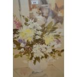 John Yardley, signed coloured print, still life of flowers in a jug, bearing a Fine Art Trade