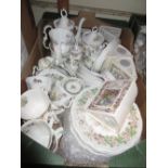 Quantity of Royal Doulton Brambly Hedge plates, miniature tea ware and other tea ware Forty plus