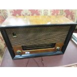 Cossor walnut cased valve radio