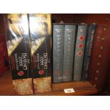 Five folio volumes, boxed, ' The Deceivers ', ' S.O.E. ' and ' Double Cross ', together with two