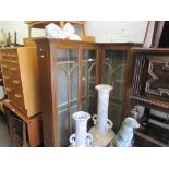 Early 20th Century three door corner gun cabinet (with alterations)