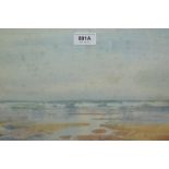 V.C. Boyle, watercolour, beach scene, signed and dated 1952, 10ins x 14ins, framed, together with
