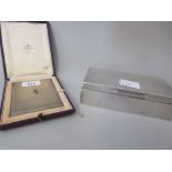 Dunhill silver gilt presentation cigarette case bearing a marcasite crest of the Mahajarah of