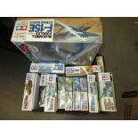 Quantity of various Tamiya scale models