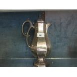 Sheffield silver octagonal baluster hot water pot