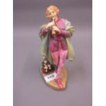 Royal Doulton figure, ' The Pied Piper ' HN756 (cracks to base)