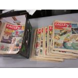 Collection of Eagle comics, volume 11, 1960, volumes 1 - 53 (39 and 40 missing), volume 12 1961,