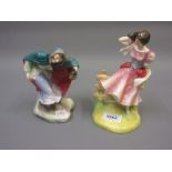 Two Royal Doulton figures, ' Winter ' and ' Summer ', HN2088 and HN2086