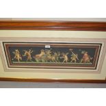 Pair of large framed 19th Century chromolithographs, ' Amorini ' in modern frames