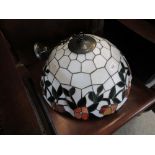 Tiffany style leaded glass lamp shade