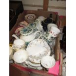 Midwinter pottery teaset, a Royal Albert part teaset and a quantity of various other tea ware