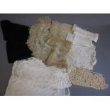 Quantity of lace collars and other trimmings