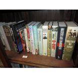 Approximately eighteen volumes, ' Pilots ', ' D-Day ', ' World War II ', ' Falklands ', ' Bomber