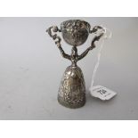 German silver wager cup with import marks