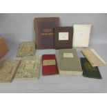 Small collection of Ordnance Survey maps 1897-1914, and a few other folding maps ' Charlwood ', '