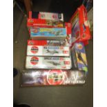 Quantity of various Airfix scale models