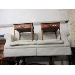 Modern Laura Ashley plain grey two seat sofa bed Little staining on fringes and arms. Cannot get