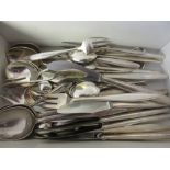 Silver plated six place setting canteen of cutlery (unboxed)