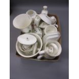Collection of various Wedgwood Wild Strawberry pattern vases, cups, trinket boxes, dishes etc.
