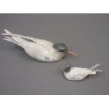 Two Royal Copenhagen figures of terns