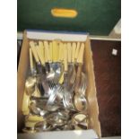 Quantity of miscellaneous plated cutlery