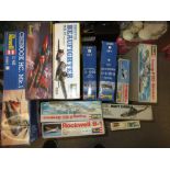 Quantity of various Revell scale models