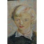 Alfred Egerton Cooper signed oil on canvas, portrait of a youth, 17.5ins x 13.5ins Good condition,