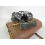 Pair of Bar and Stroud military issue binoculars