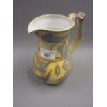 Alan Caiger-Smith for Aldermaston Pottery, lustre glazed baluster form jug with a stylised floral