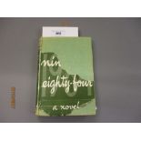 George Orwell 1984, published Secker and Warburg 1949, with partial green original dust jacket, Some