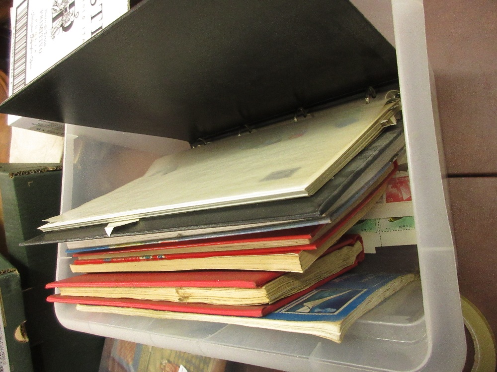 Collection of World stamps housed in albums and loose