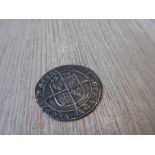Elizabeth I hammered silver sixpence, dated 1573