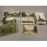 Small collection of miscellaneous postcards and cartes de visite