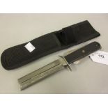 R.A.F. survival knife with sheath