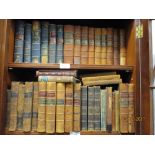 Quantity of miscellaneous leather bound books Titles of the larger books: 'Old England' (x2), '