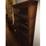 20th Century oak five section Globe Wernicke bookcase