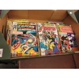Approximately one hundred and twenty Marvel comics