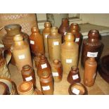 Quantity of various stoneware bottles, including Reigate Brewery