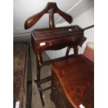 Reproduction mahogany gentlemans vanity stand